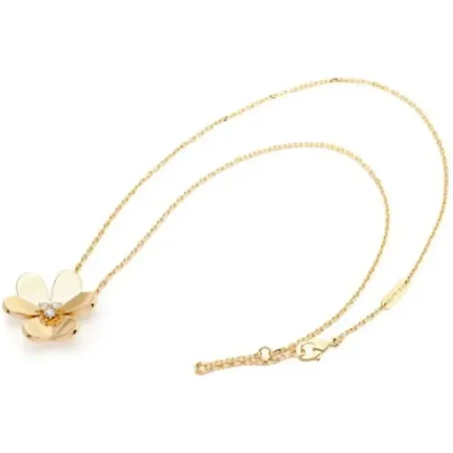 Pre-owned Gold necklaces , female, Sizes: ONE SIZE - Van Cleef & Arpels Pre-owned - Modalova