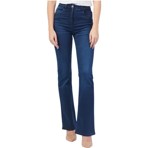 Blaue Skinny Jeggings mit Regulärer Taille , Damen, Größe: W25 - PATRIZIA PEPE - Modalova