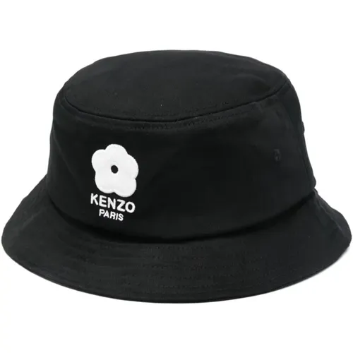 Cotton Twill Flat Crown Hat , male, Sizes: M - Kenzo - Modalova