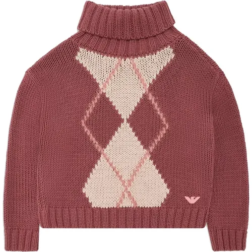 Luxuriöser Diamantmuster Pullover - Armani - Modalova