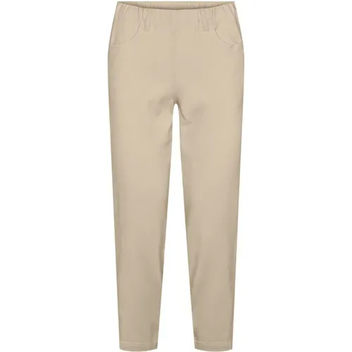 Pure Regular Crop Trousers Safari , female, Sizes: M, XL, S, 4XL, 2XL - LauRie - Modalova