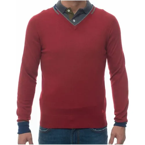 V-neck Knit Top , male, Sizes: S - Peuterey - Modalova