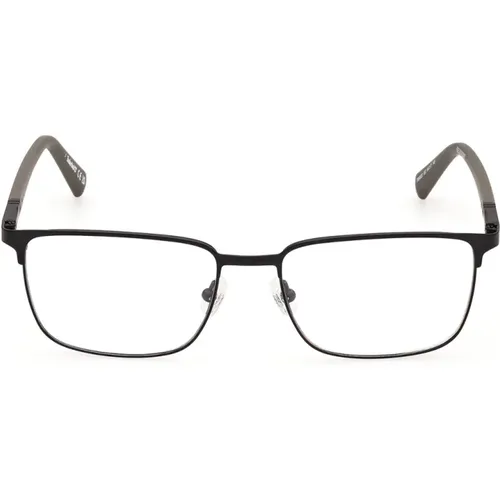Metal Frame Rectangular Glasses , male, Sizes: 54 MM - Timberland - Modalova