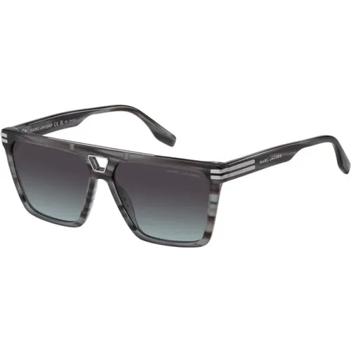 Graues Hornrahmen Braun Teal Sonnenbrille - Marc Jacobs - Modalova