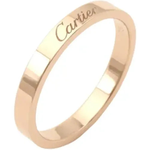 Pre-owned Rose Gold rings , female, Sizes: ONE SIZE - Cartier Vintage - Modalova