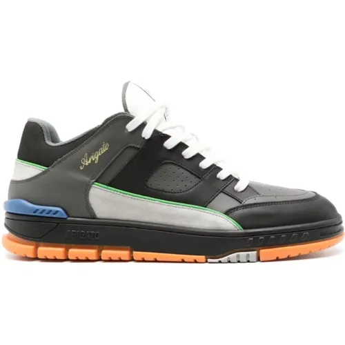 Dark Grey Orange Area Lo Sneaker , male, Sizes: 10 UK, 9 UK, 6 UK - Axel Arigato - Modalova