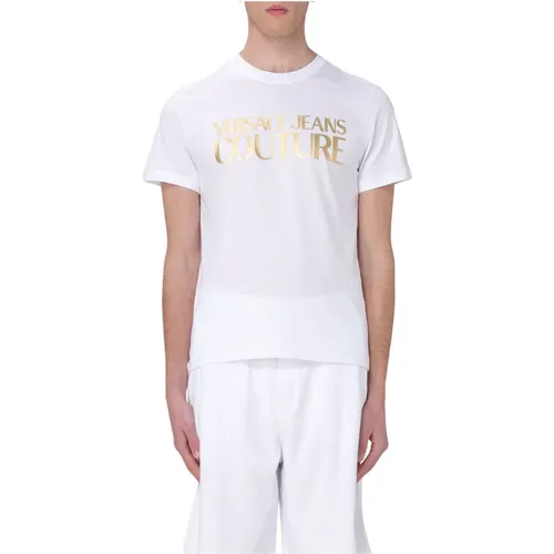 T-Shirts , Herren, Größe: XL - Versace - Modalova