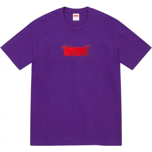 Limitierte Auflage Ralph Steadman Box Logo Tee , Herren, Größe: L - Supreme - Modalova