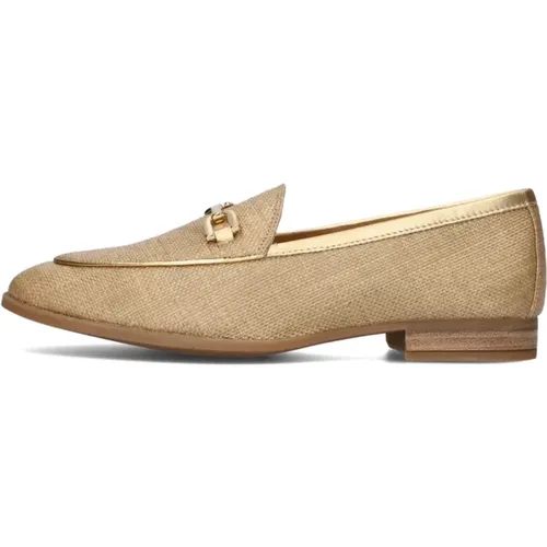 Goldener Loafer Dalcy mit Horsbit-Detail , Damen, Größe: 39 EU - Unisa - Modalova