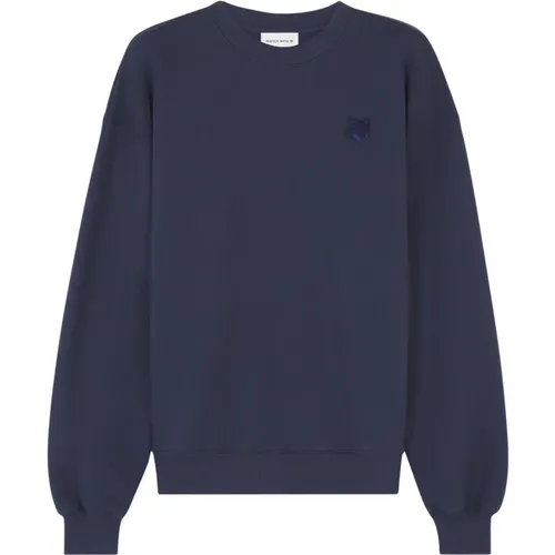 Foxy Patch Baumwoll-Sweatshirt - Maison Kitsuné - Modalova