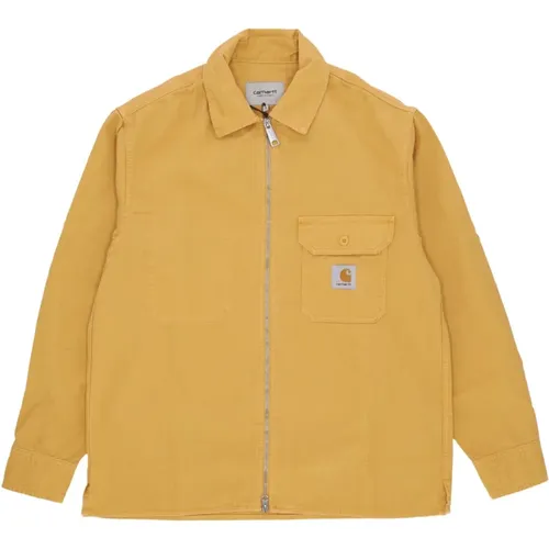 Sunray Garment Dyed Shirt Jacket , male, Sizes: XS, L - Carhartt WIP - Modalova