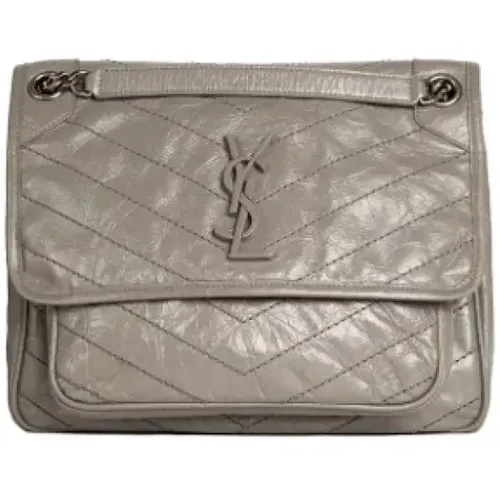 Pre-owned Leather shoulder-bags , female, Sizes: ONE SIZE - Yves Saint Laurent Vintage - Modalova