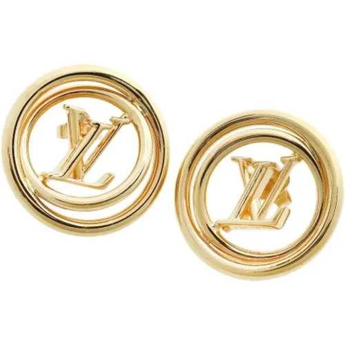 Pre-owned Metal earrings , female, Sizes: ONE SIZE - Louis Vuitton Vintage - Modalova