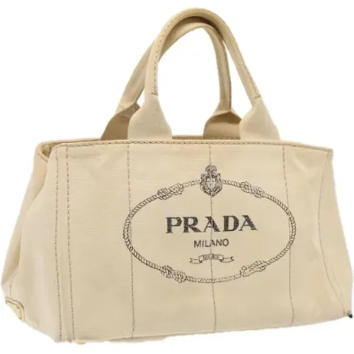 Pre-owned Canvas prada-bags , female, Sizes: ONE SIZE - Prada Vintage - Modalova