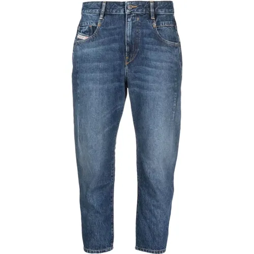 Klassische Denim Mom Jeans , Damen, Größe: W25 - Diesel - Modalova