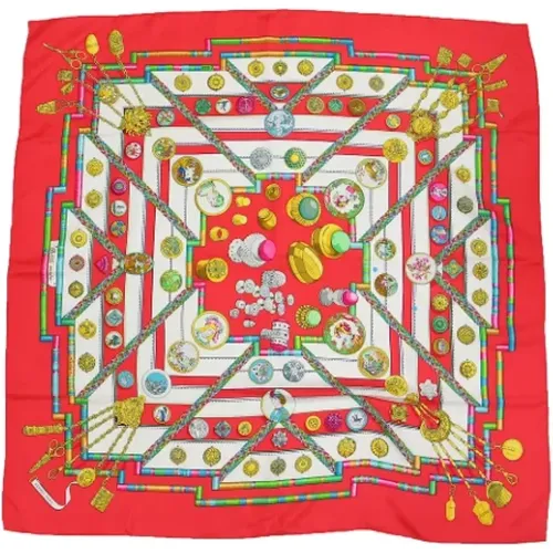 Pre-owned Silk scarves , female, Sizes: ONE SIZE - Hermès Vintage - Modalova