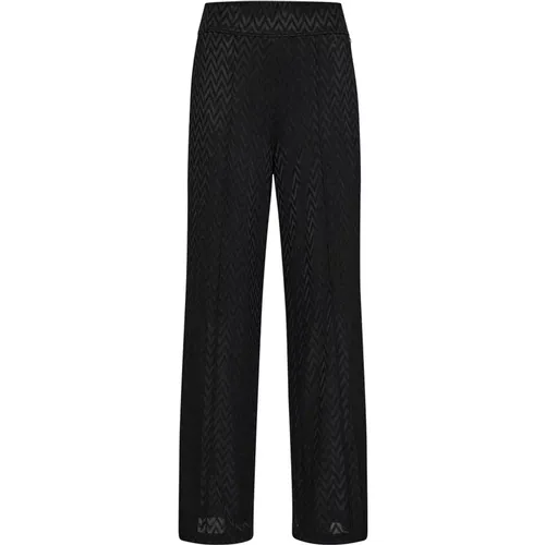 Sportliche Schwarze Hose , Damen, Größe: M - MOS MOSH - Modalova