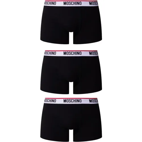 Logo Boxers 3-Pack , male, Sizes: S - Moschino - Modalova