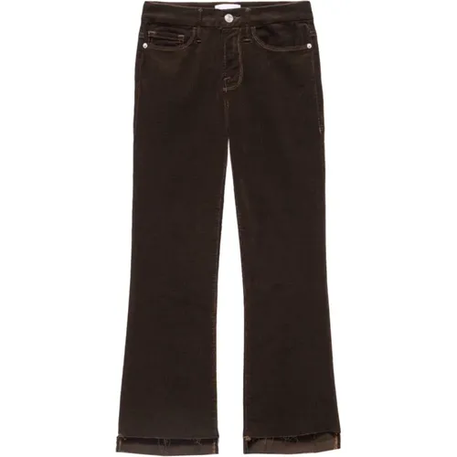 Mini Boot Crop Jeans , female, Sizes: W27, W28, W26, W29 - Frame - Modalova