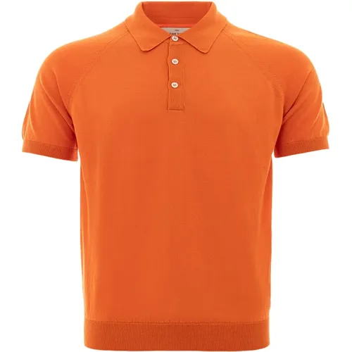 Cotton Polo Shirt , male, Sizes: L - Gran Sasso - Modalova