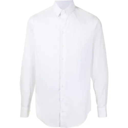 Elegant Long Sleeve Shirt , male, Sizes: 5XL, M, XL, 6XL, 7XL, 4XL - Giorgio Armani - Modalova