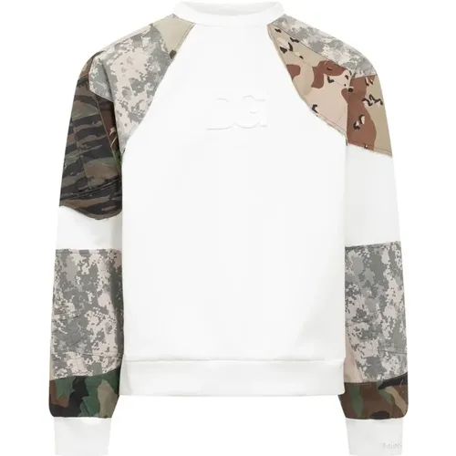 Sweatshirt with Logo Detail , male, Sizes: XL - Dolce & Gabbana - Modalova