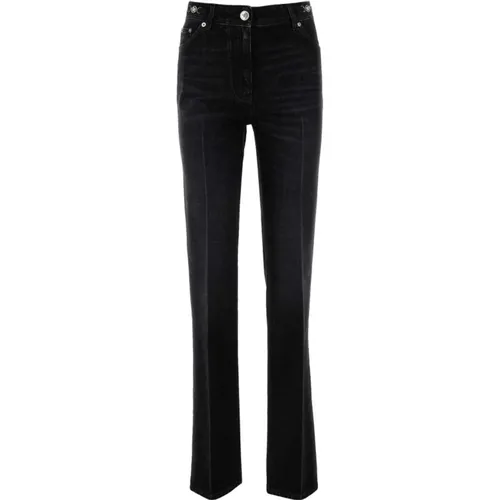 Schwarze Denim Jeans - Klassisches Modell - Versace - Modalova