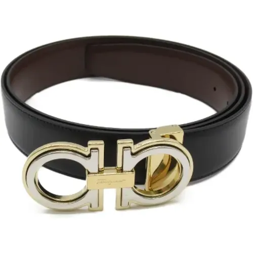 Pre-owned Leather belts , female, Sizes: ONE SIZE - Salvatore Ferragamo Pre-owned - Modalova