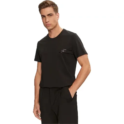 Regular Fit Baumwoll T-Shirt - Schwarz , Herren, Größe: 2XL - Hugo Boss - Modalova