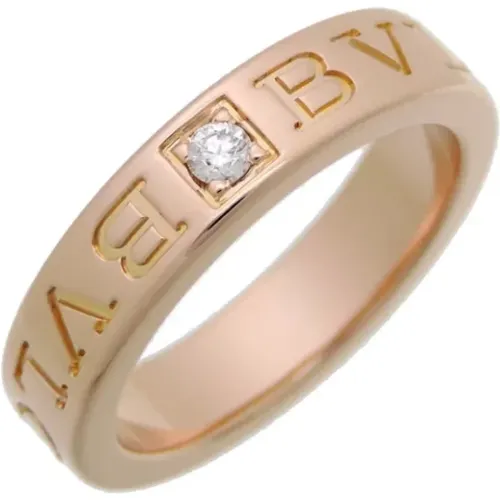 Pre-owned Rose Gold rings , female, Sizes: ONE SIZE - Bvlgari Vintage - Modalova