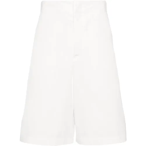 Weiße Baumwoll-Bermuda-Shorts , Herren, Größe: S - Oamc - Modalova