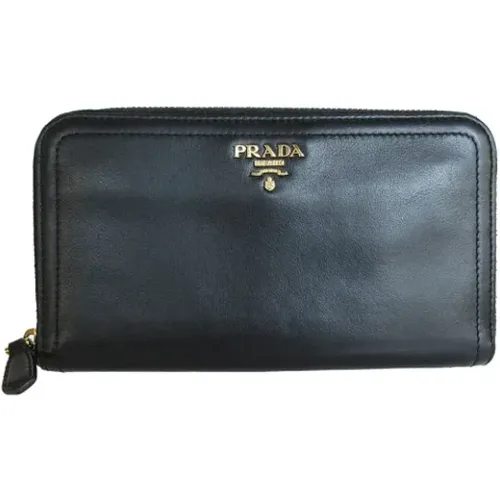 Pre-owned Leather wallets , female, Sizes: ONE SIZE - Prada Vintage - Modalova