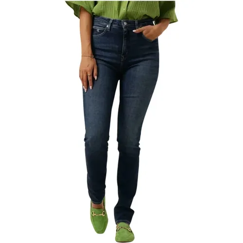 High Rise Skinny Jeans , Damen, Größe: W30 L32 - Calvin Klein - Modalova