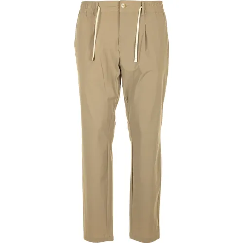 Slim Sand Trousers , male, Sizes: M, XL, XS - Cruna - Modalova
