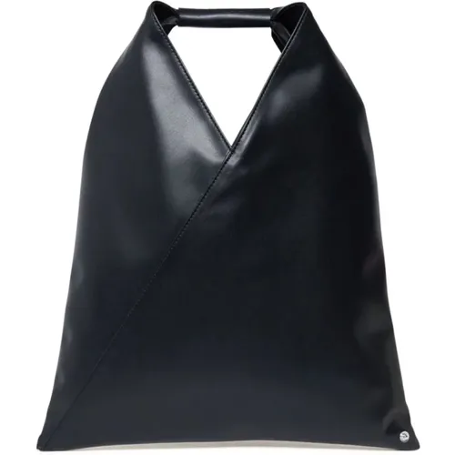 Schwarze Dreiecksdesign-Handtasche - Maison Margiela - Modalova