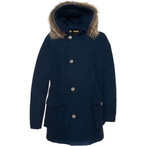 Parka Jacket with Removable Fur , male, Sizes: 2XL - Woolrich - Modalova