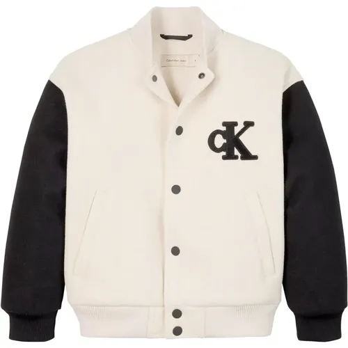 Varsity Bomberjacke - Calvin Klein Jeans - Modalova