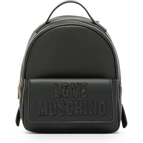 Schwarze Taschen für Stilvolle Outfits , Damen, Größe: ONE Size - Love Moschino - Modalova
