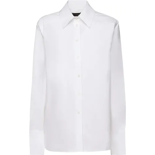 Cotton Shirt with Italian Collar , female, Sizes: 2XS, XS - Andamane - Modalova