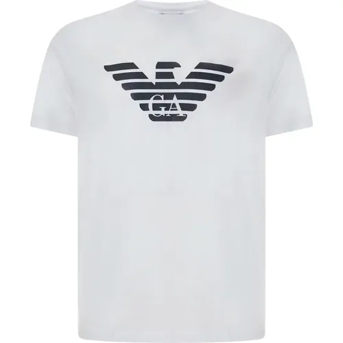 T-shirts and Polos , male, Sizes: L, XL - Emporio Armani - Modalova