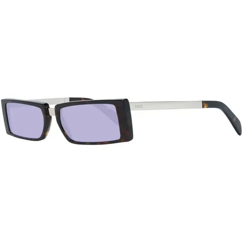 Braune Rechteckige Sonnenbrille mit UV-Schutz - EMILIO PUCCI - Modalova