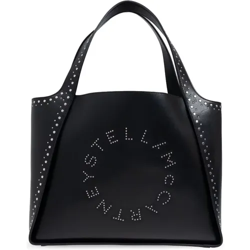 Studded Logo Tote Bag , female, Sizes: ONE SIZE - Stella Mccartney - Modalova