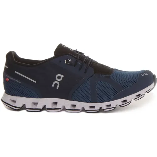 Cloud Navy White Men Sneakers , male, Sizes: 6 1/2 UK - ON Running - Modalova