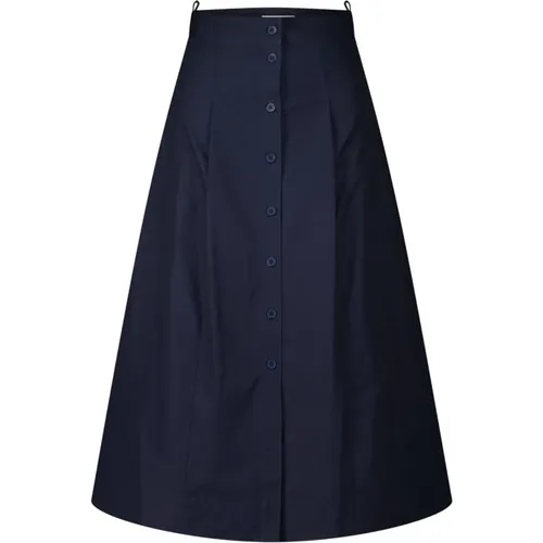 Cotton A-Line Skirt with Pockets , female, Sizes: XS, 2XS, S - Ulla Johnson - Modalova