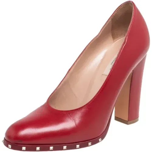 Pre-owned Leder Heels , Damen, Größe: 37 1/2 EU - Valentino Vintage - Modalova