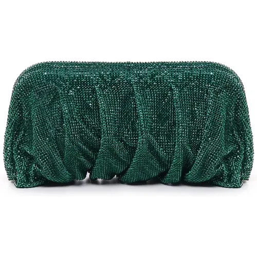 Mesh Clutch Bag Made in Italy , female, Sizes: ONE SIZE - Benedetta Bruzziches - Modalova