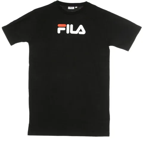 Schwarzes Satinka Tee Kleid Streetwear - Fila - Modalova