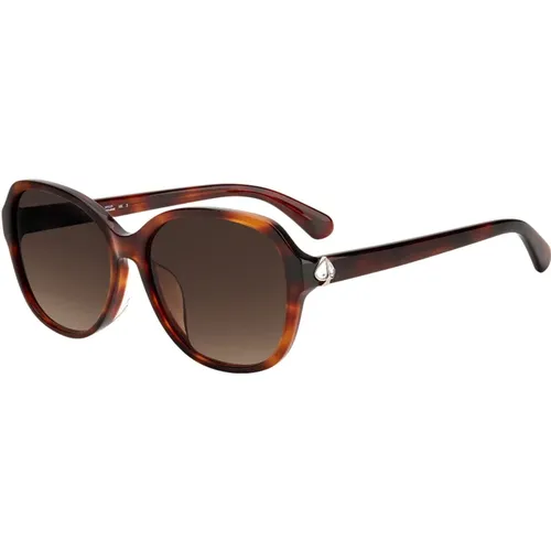 Saidi/F/S Sunglasses in Havana/ Shaded , female, Sizes: 58 MM - Kate Spade - Modalova