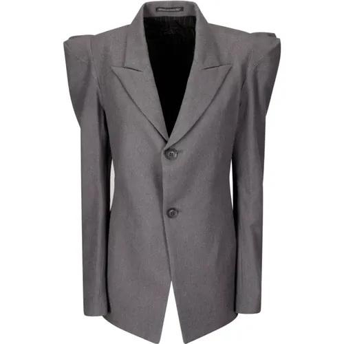 Silver Gusset Jacket , female, Sizes: M - Yohji Yamamoto - Modalova