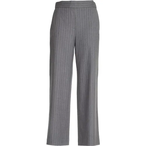 Grey Trousers for Women Aw23 , female, Sizes: L - Incotex - Modalova